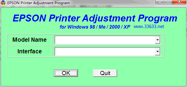 愛(ài)普生c40 c20打印機(jī)廢墨清零軟件