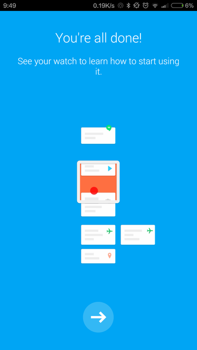 【圖22:Android Wear恭喜界面】